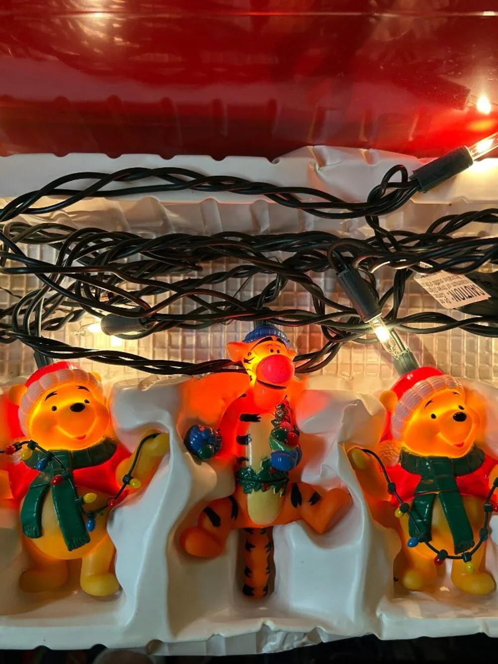 Pooh Illuminated Tree Trimmer Set - Christmas Lights